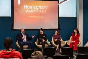 Homegrown Ventures Conference With Speakers Gus Minor, Dylan Lloyd, Hilary Deverell And MC Melissa Deschenes